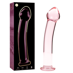 SÉRIE NEBULA PAR IBIZA - MODÈLE 11 GODE EN VERRE BOROSILICATE TRANSPARENT 16 CM -O- 3 CM