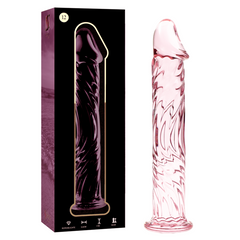 SÉRIE NEBULA PAR IBIZA - MODÈLE 12 GODE EN VERRE BOROSILICATE TRANSPARENT 17 CM -O- 3,5 CM