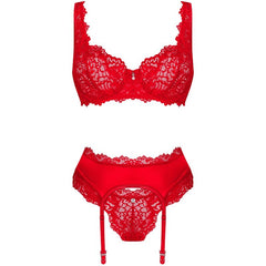 OBSESSIVE - AMOR CHERRIS SET 3 PIECES S/M