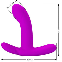 PRETTY LOVE - MASSEUR DE CLITORIS GERI ROSE TÉLÉCOMMANDE