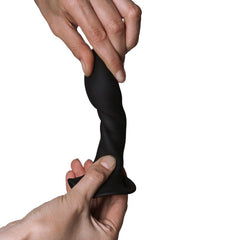 Dildo with a flexible shaft for enhanced comfort.