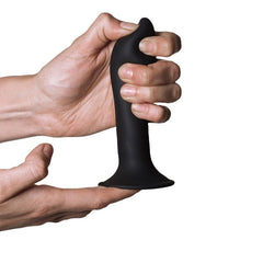 Dildo featuring a contoured shape for targeted stimulation.