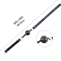 ALIVE - DISCRETION BREATHABLE GAG BLACK