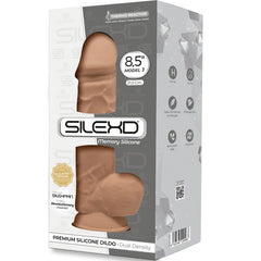 SILEXD - MODEL 1 REALISTIC PENIS PREMIUM SILEXPAN SILICONE CARAMEL 21.5 CM