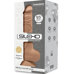 SILEXD - MODEL 1 REALISTIC PENIS PREMIUM SILEXPAN SILICONE CARAMEL 24 CM