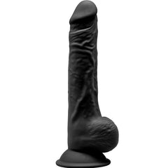 SILEXD - MODEL 1 REALISTIC PENIS PREMIUM SILEXPAN SILICONE BLACK 24 CM