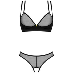 OBSESSIVE - NESARI SET TWO PIECES CROTCHLESS XL/XXL
