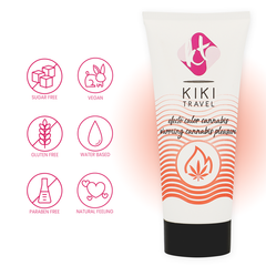 KIKÍ TRAVEL - CANNABIS HOT EFFECT LUBRICANT 50 ML - 53Xshop
