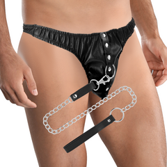 DARKNESS - SUBMISSION THONG WITH METAL CHAIN - 53Xshop