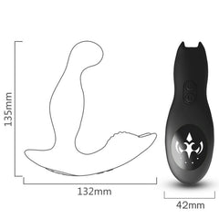 ARMONY - BAT KING VIBRATOR ANAL PROSTATE ROTATOR REMOTE CONTROL BLACK