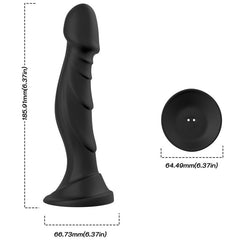 ARMONY - DILDO VIBRATOR & ANAL PLUG REMOTE CONTROL BLACK