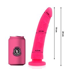 DELTA CLUB - TOYS PINK DILDO MEDICAL SILICONE 20 CM -O- 4 CM - 53Xshop