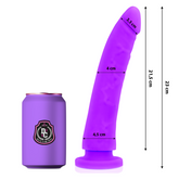 DELTA CLUB - TOYS LILAC DILDO MEDICAL SILICONE 23 CM -O- 4.5 CM - 53Xshop