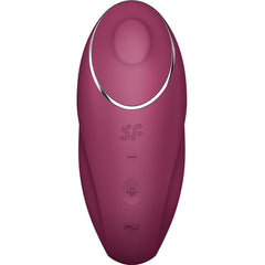 SATISFYER - TAP & CLIMAX 1 LAY-ON VIBRATOR RED
