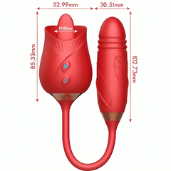 ARMONY - DELIGHT FLOWER VIBRATOR & THRUSTING WITH RED TONGUE