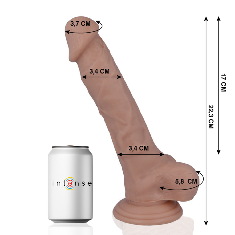 MR INTENSE - 28 REALISTIC COCK 22.3 CM -O- 3.4 CM - 53Xshop