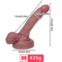 ARMONY - DILDO RÉALISTE EN SILICONE LIQUIDE 15 CM