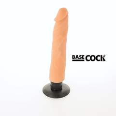 BASECOCK - REALISTIC VIBRATOR 2-1 FLESH 20 CM -O- 4 CM - 53Xshop