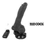 BASECOCK - REALISTIC NATURAL REMOTE CONTROL VIBRATOR WITH TESTICLES 20 CM -O- 4 CM - 53Xshop