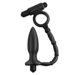 ANAL FANTASY - MINI ANAL STIMULATOR WITH RING AND VIBRATING BULLET - 53Xshop
