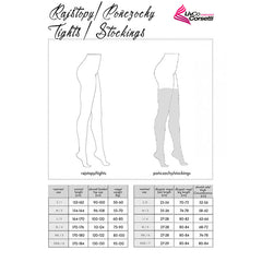 LIVCO CORSETTI FASHION - MONIKONI XG054 STOCKINGS BLACK ONE SIZE