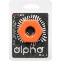 CALEXOTICS - ALPHA PROLONG SEXAGON RING ORANGE
