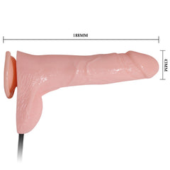BAILE - INFLATABLE REALISTIC DILDO WITH SUCTION CUP 15 CM - 53Xshop