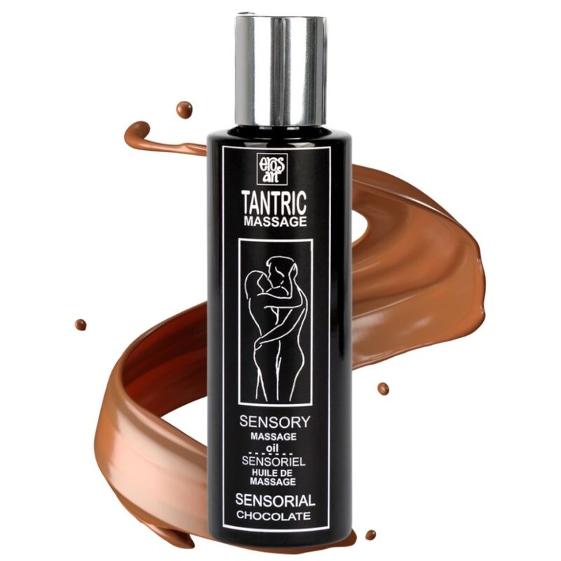 EROS-ART - NATURAL TANTRIC MASSAGE OIL AND CHOCOLATE APHRODISIAC 100 ML - 53Xshop