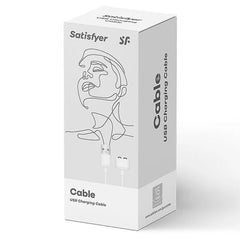 SATISFYER - CHARGUER CABLE WHITE - 53Xshop