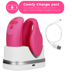 WE-VIBE - CHORUS VIBRATOR FOR COUPLES WITH SQUEEZE CONTROL PINK - 53Xshop