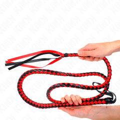 KINK - RED LONG SNAKE WHIP 210 CM