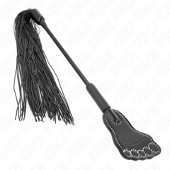 KINK - FOOT SHAPED PADDLE WITH TASSEL WHIP 31 CM