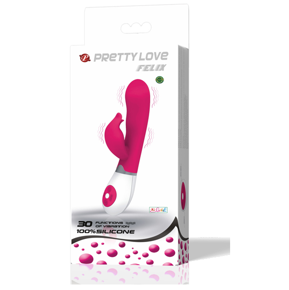 PRETTY LOVE - FLIRTATION VIBRATOR WITH FELIX STIMULATOR - 53Xshop