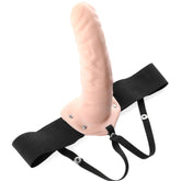 FETISH FANTASY SERIES - 19 CM HOLLOW STRAP-ON NATURAL - 53Xshop