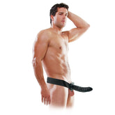 FETISH FANTASY SERIES - 19 CM HOLLOW STRAP-ON BLACK - 53Xshop