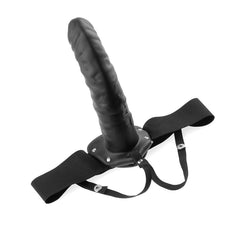 FETISH FANTASY SERIES - 19 CM HOLLOW STRAP-ON BLACK - 53Xshop