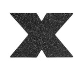 BIJOUX - INDISCRETS FLASH CROSS BLACK NIPPLE CAPS - 53Xshop