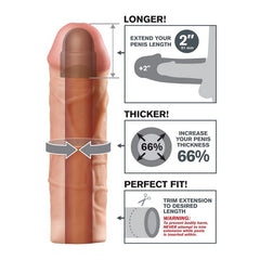 FANTASY X- TENSIONS - MEGA 2 EXTENSION FLESH - 53Xshop