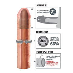 FANTASY X- TENSIONS - MEGA 3 EXTENSION FLESH - 53Xshop