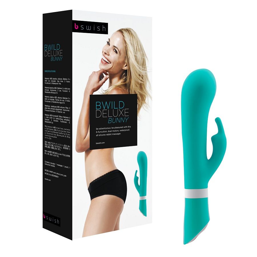 B SWISH - BWILD DELUXE BUNNY RABBIT VIBRATOR JADE - 53Xshop