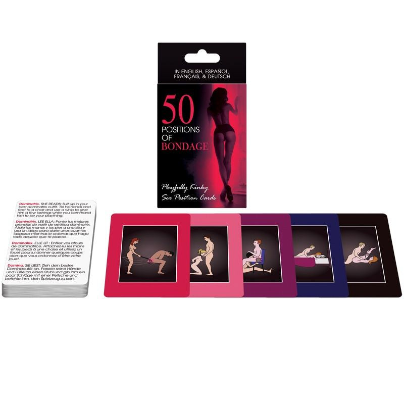 KHEPER GAMES - 50 POSITIONS OF BONDAGE CARDS - 53Xshop