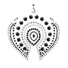 BIJOUX - INDISCRETS FLAMBOYANT BLACK&SILVER - 53Xshop