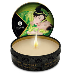 SHUNGA - MINI CARESS BY CANDELIGHT MASSAGE CANDLE T GREEN 30 ML - 53Xshop