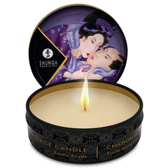 SHUNGA - MINI CARESS BY CANDELIGHT EXOTIC FRUITS MASSAGE CANDLE 30 ML - 53Xshop