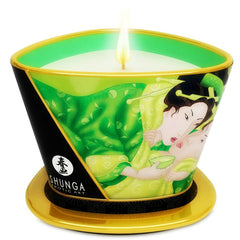 SHUNGA - MINI CARESS BY CANDELIGHT MASSAGE CANDLE T GREEN 170 ML - 53Xshop
