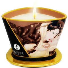 SHUNGA - MINI CARESS BY CANDELIGHT CHOCOLATE MASSAGE CANDLE 170 ML - 53Xshop