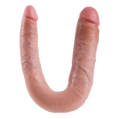 KING COCK - U-SHAPED LARGE DOUBLE TROUBLE FLESH 17.8 CM - 53Xshop