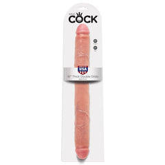 KING COCK - THICK DOUBLE DILDO FLESH 40.6 CM - 53Xshop