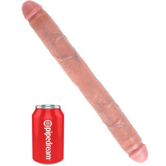 KING COCK - THICK DOUBLE DILDO FLESH 40.6 CM - 53Xshop