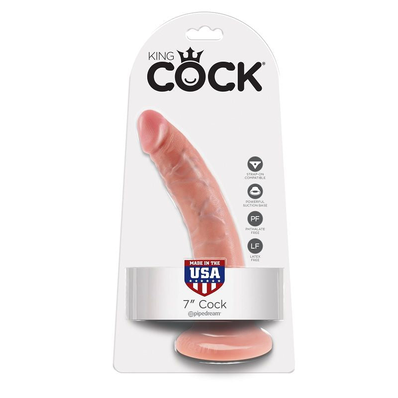 KING COCK - 7 DILDO FLESH 17.8 CM - 53Xshop